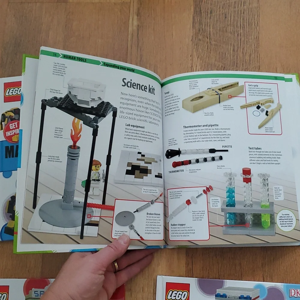 LEGO Get Inspired BUILD A ‎ Ideas Set Of 4 Books